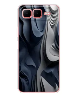 Чохол для Infinix Smart 10 Plus з картинкою «Об'ємні сині складки» Чохол для Infinix Smart 10 Plus з картинкою «Об'ємні сині складки»