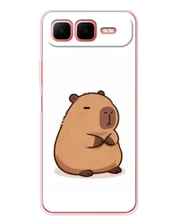 Чехол для Infinix Smart 10 Plus с картинкой «Толстенькая капибара» Чехол для Infinix Smart 10 Plus с картинкой «Толстенькая капибара»