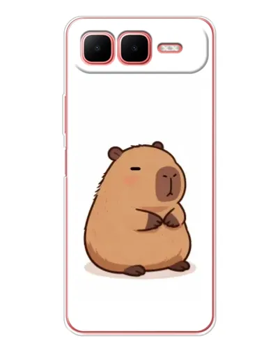 Чехол для Infinix Smart 10 Plus с картинкой «Толстенькая капибара» Чехол для Infinix Smart 10 Plus с картинкой «Толстенькая капибара»