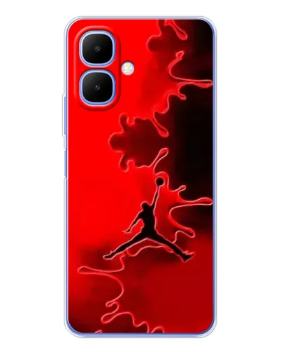 Чехол для Infinix Smart 10 с картинкой «Jordan Red Smoke» Чехол для Infinix Smart 10 с картинкой «Jordan Red Smoke»