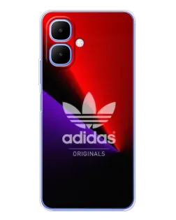 Чехол для Infinix Smart 10 с картинкой «Adidas Red Neon»