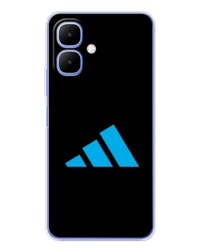 Чехол для Infinix Smart 10 с картинкой «Adidas Cyan Logo»