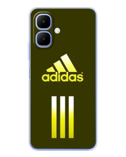 Чехол для Infinix Smart 10 с картинкой «Оливковый градиент Adidas»