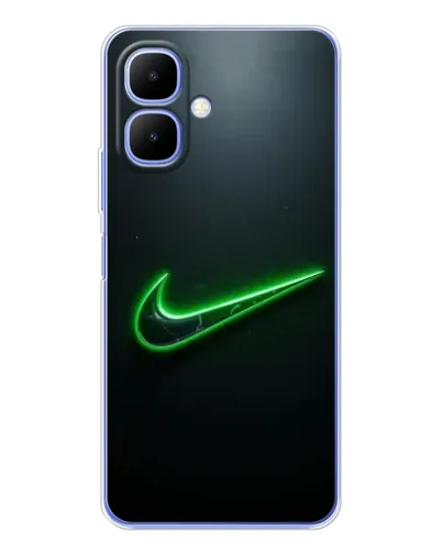 Чехол для Infinix Smart 10 с картинкой «Неоновый контур Nike» Чехол для Infinix Smart 10 с картинкой «Неоновый контур Nike»