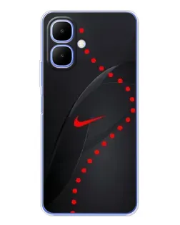 Чехол для Infinix Smart 10 с картинкой «Абстрактный дизайн Nike»