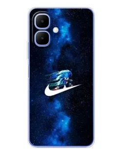 Чехол для Infinix Smart 10 с картинкой «Звездный путь Nike»