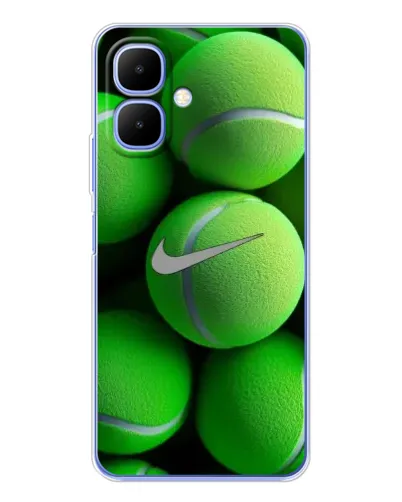 Чехол для Infinix Smart 10 с картинкой «Теннисные мячи Найк» Чехол для Infinix Smart 10 с картинкой «Теннисные мячи Найк»
