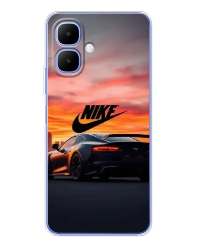 Чехол для Infinix Smart 10 с картинкой «Nike и суперкар» Чехол для Infinix Smart 10 с картинкой «Nike и суперкар»