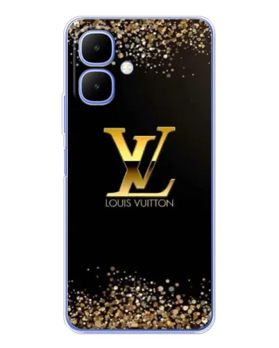 Чехол для Infinix Smart 10 с картинкой «LV — золотые искры» Чехол для Infinix Smart 10 с картинкой «LV — золотые искры»