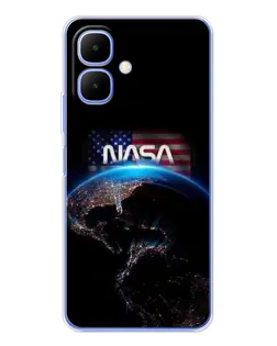 Чохол для Infinix Smart 10 з картинкою «Земля з космосу NASA»