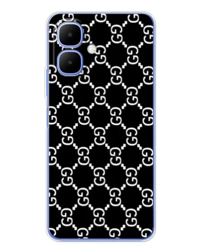 Чехол для Infinix Smart 10 с картинкой «Gucci — сетчатый паттерн»