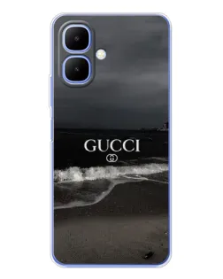Чехол для Infinix Smart 10 с картинкой «Gucci — морской прибой»
