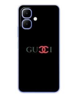 Чехол для Infinix Smart 10 с картинкой «Gucci — красный градиент»