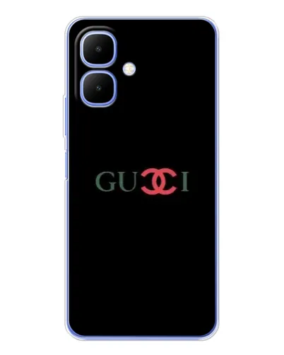 Чехол для Infinix Smart 10 с картинкой «Gucci — красный градиент»