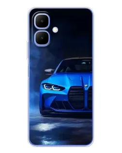 Чохол для Infinix Smart 10 з картинкою «Блакитна BMW M4» Чохол для Infinix Smart 10 з картинкою «Блакитна BMW M4»