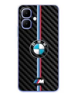 Чохол для Infinix Smart 10 з картинкою «Емблема BMW та карбон» Чохол для Infinix Smart 10 з картинкою «Емблема BMW та карбон»