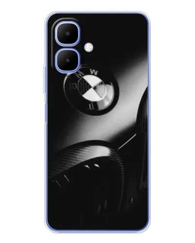 Чохол для Infinix Smart 10 з картинкою «Емблема BMW — макро»