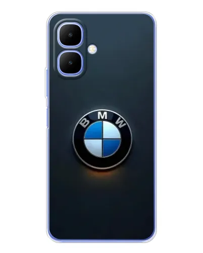 Чохол для Infinix Smart 10 з картинкою «Логотип BMW — мінімалізм»