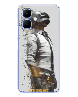 Чохол для Infinix Smart 10 з картинкою «PUBG — боєць у пилу» Чохол для Infinix Smart 10 з картинкою «PUBG — боєць у пилу»