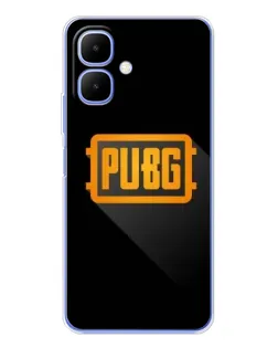 Чохол для Infinix Smart 10 з картинкою «PUBG — рамка лого» Чохол для Infinix Smart 10 з картинкою «PUBG — рамка лого»