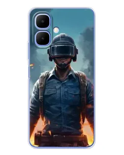 Чохол для Infinix Smart 10 з картинкою «PUBG — реалістичний герой» Чохол для Infinix Smart 10 з картинкою «PUBG — реалістичний герой»