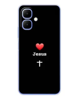 Чохол для Infinix Smart 10 з картинкою «Серце - Jesus» Чохол для Infinix Smart 10 з картинкою «Серце - Jesus»