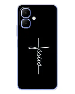Чехол для Infinix Smart 10 с картинкой «Тонкая линия веры»