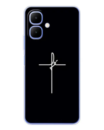 Чехол для Infinix Smart 10 с картинкой «Тонкий крест» Чехол для Infinix Smart 10 с картинкой «Тонкий крест»