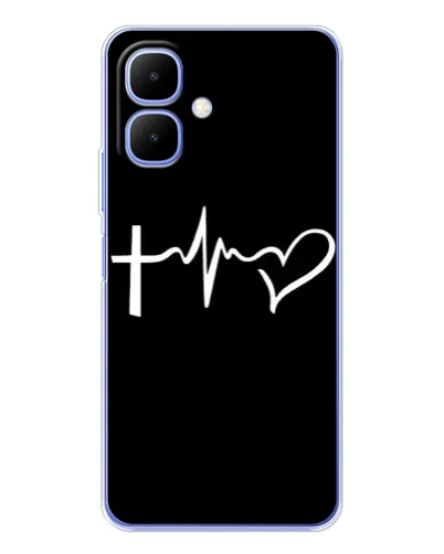 Чехол для Infinix Smart 10 с картинкой «Пульс веры» Чехол для Infinix Smart 10 с картинкой «Пульс веры»