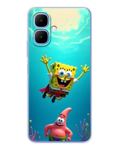 Чехол для Infinix Smart 10 с картинкой «Спанч Боб под водой» Чехол для Infinix Smart 10 с картинкой «Спанч Боб под водой»