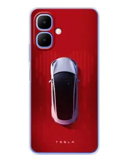 Чохол для Infinix Smart 10 з картинкою «Tesla Top View» Чохол для Infinix Smart 10 з картинкою «Tesla Top View»