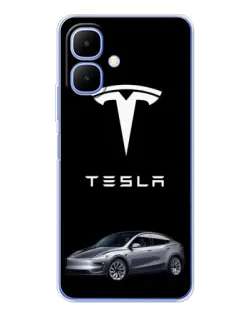 Чохол для Infinix Smart 10 з картинкою «Tesla Model Y» Чохол для Infinix Smart 10 з картинкою «Tesla Model Y»