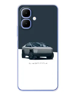 Чохол для Infinix Smart 10 з картинкою «Сріблястий Cybertruck Tesla» Чохол для Infinix Smart 10 з картинкою «Сріблястий Cybertruck Tesla»