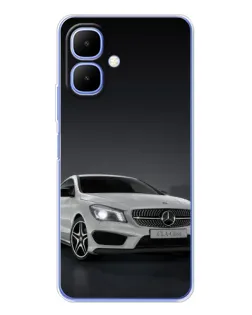 Чохол для Infinix Smart 10 з картинкою «Mercedes AMG GT Silver»