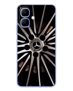Чехол для Infinix Smart 10 с картинкой «Диск Mercedes»