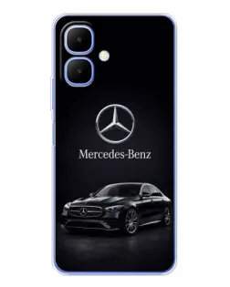 Чехол для Infinix Smart 10 с картинкой «Mercedes — решетка радиатора»