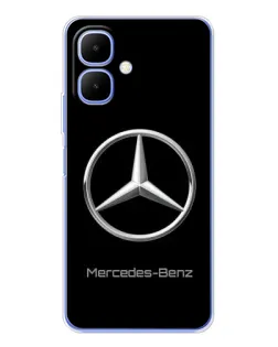 Чехол для Infinix Smart 10 с картинкой «Mercedes Silver Logo»