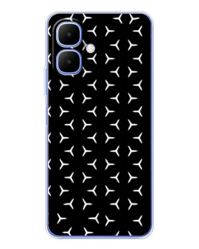 Чехол для Infinix Smart 10 с картинкой «Mercedes паттерн звезд» Чехол для Infinix Smart 10 с картинкой «Mercedes паттерн звезд»