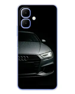 Чехол для Infinix Smart 10 с картинкой «Audi — детализация кузова»