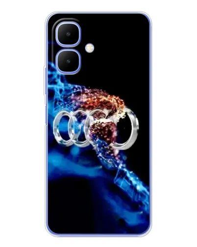 Чехол для Infinix Smart 10 с картинкой «Энергия лого Audi»