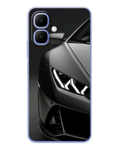 Чехол для Infinix Smart 10 с картинкой «Lamborghini фары детализация»