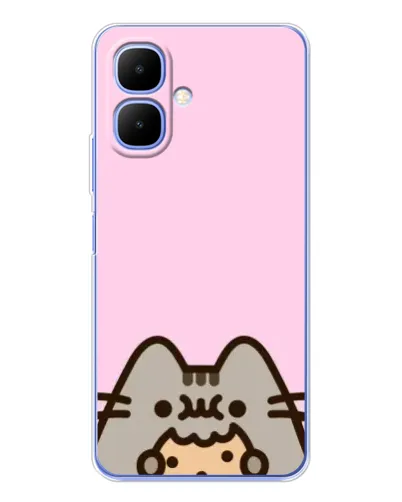 Чохол для Infinix Smart 10 з картинкою «Pusheen та печиво»