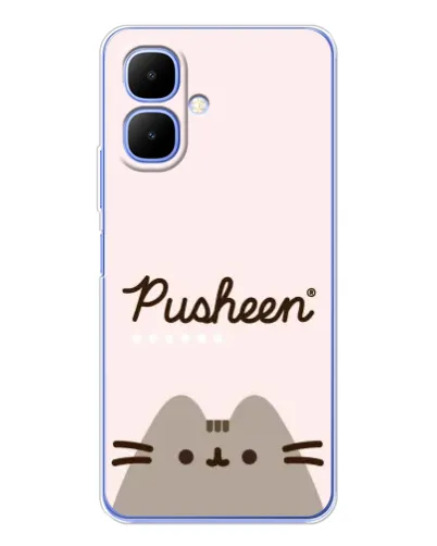 Чохол для Infinix Smart 10 з картинкою «Pusheen логотип»