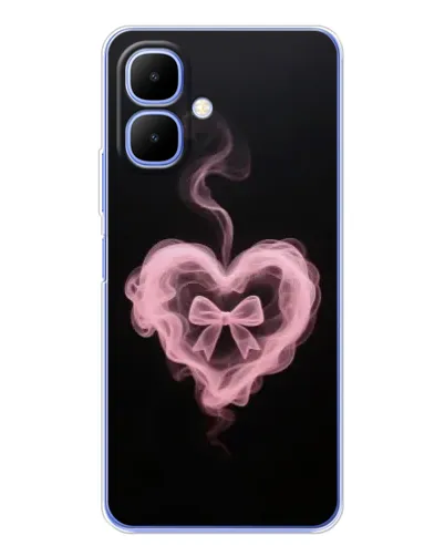 Чехол для Infinix Smart 10 с картинкой «Дымчатое сердце»