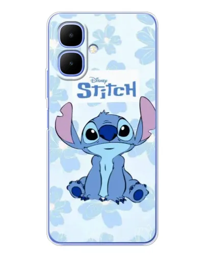 Чехол для Infinix Smart 10 с картинкой «Stitch среди цветов» Чехол для Infinix Smart 10 с картинкой «Stitch среди цветов»