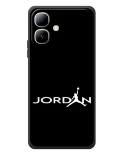 Чехол для Infinix Smart 20 с картинкой «Jordan White Logo» Чехол для Infinix Smart 20 с картинкой «Jordan White Logo»