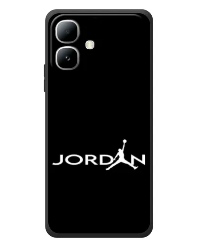 Чехол для Infinix Smart 20 с картинкой «Jordan White Logo»