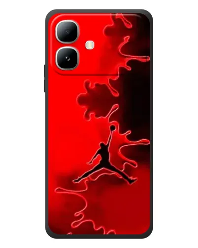 Чехол для Infinix Smart 20 с картинкой «Jordan Red Smoke»