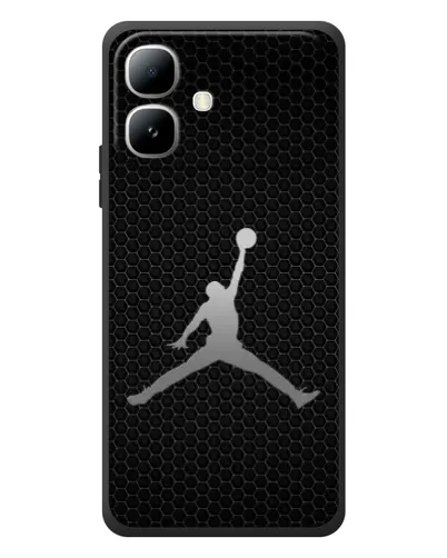 Чехол для Infinix Smart 20 с картинкой «Jordan Dark Carbon»