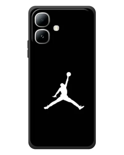Чехол для Infinix Smart 20 с картинкой «Jordan Silhouette»